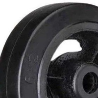 Изображение Колесо большегрузное D 54 125 мм резина на ось (N)