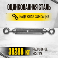 Изображение Талреп кольцо-кольцо TOR М12 DIN1480 (открытого типа)