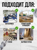Изображение Лебедка ручная барабанная с тросом  810кг  10м оцинкованная TOR FD односкоростная